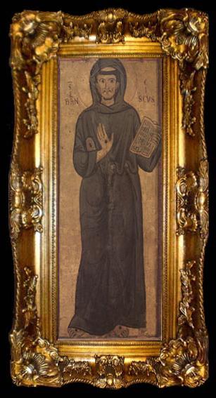 framed  School of Latium Francis of Assisi (mk05), ta009-2